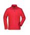Uomo Men's Basic Fleece Jacket Red 8349