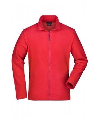 Herren Men's Basic Fleece Jacket Red 8349