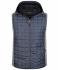 Herren Men's Knitted Hybrid Vest Light-melange/anthracite-melange 8680