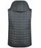 Men Men's Knitted Hybrid Vest Grey-melange/anthracite-melange 8680