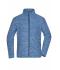 Herren Men's Fleece Jacket Blue-melange/navy 8427