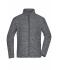 Men Men's Fleece Jacket Grey-melange/anthracite 8427
