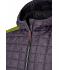Herren Men's Knitted Hybrid Jacket Kiwi-melange/anthracite-melange 8501