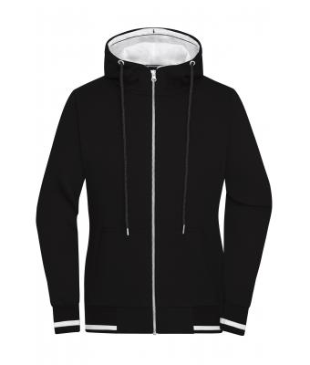 Donna Ladies' Club Sweat Jacket Black/white 8577