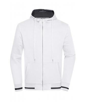 Herren Men's Club Sweat Jacket White/navy 8578