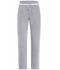 Donna Ladies' Jog-Pants Grey-heather/white 8581