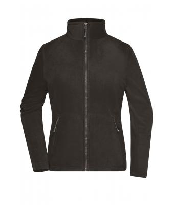 Damen Ladies' Fleece Jacket Dark-grey 8583