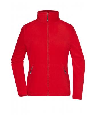 Damen Ladies' Fleece Jacket Red 8583