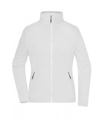 Damen Ladies' Fleece Jacket White 8583