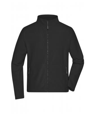 Men Men's Fleece Jacket Black 8584