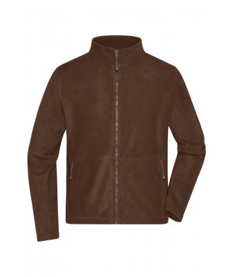 Herren Men's Fleece Jacket Brown 8584