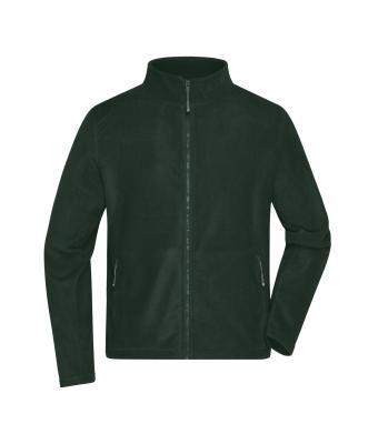 Herren Men's Fleece Jacket Dark-green 8584