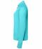 Donna Ladies' Sports  Shirt Halfzip Turquoise 8598