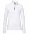 Donna Ladies' Sports  Shirt Halfzip White 8598