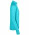 Uomo Men's Sports Shirt Halfzip Turquoise 8599