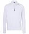 Uomo Men's Sports Shirt Halfzip White 8599