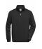 Unisex Workwear Half Zip Sweat Black 8172