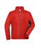 Uomo Men's Workwear Fleece Jacket - STRONG - Red/black 8314