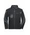 Unisexe Workwear veste softshell - STRONG - Noir/carbone 8308