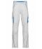 Unisex Workwear Pants - COLOR - White/royal 8524