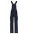Unisexe Pantalon workwear à bretelles - COLOR - Marine/turquoise 8525