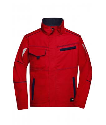 Unisexe Veste workwear - COLOR - Rouge/marine 8526