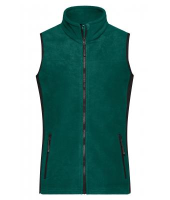 Donna Ladies' Workwear Fleece Vest - STRONG - Dark-green/black 8502