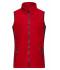 Donna Ladies' Workwear Fleece Vest - STRONG - Red/black 8502