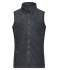 Damen Ladies' Workwear Fleece Vest - STRONG - Carbon/black 8502