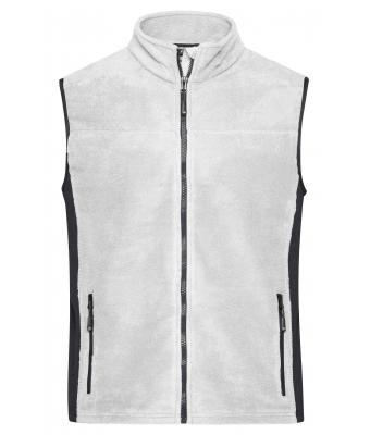 Uomo Men's Workwear Fleece Vest - STRONG - White/carbon 8503