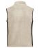 Men Men's Workwear Fleece Vest - STRONG - Stone/black 8503