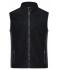 Uomo Men's Workwear Fleece Vest - STRONG - Black/carbon 8503