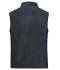 Uomo Men's Workwear Fleece Vest - STRONG - Carbon/black 8503