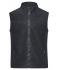 Uomo Men's Workwear Fleece Vest - STRONG - Carbon/black 8503