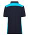 Donna Ladies' Workwear Polo - COLOR - Navy/turquoise 8532