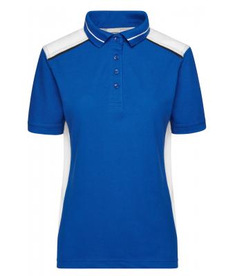 Donna Ladies' Workwear Polo - COLOR - Royal/white 8532