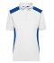 Donna Ladies' Workwear Polo - COLOR - White/royal 8532