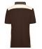 Donna Ladies' Workwear Polo - COLOR - Brown/stone 8532