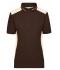 Donna Ladies' Workwear Polo - COLOR - Brown/stone 8532