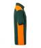 Uomo Men's Workwear Polo - COLOR - Dark-green/orange 8533
