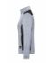 Donna Ladies' Knitted Workwear Fleece Jacket - STRONG - White-melange/carbon 8536