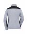 Damen Ladies' Knitted Workwear Fleece Jacket - STRONG - White-melange/carbon 8536