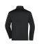 Uomo Men's Knitted Workwear Fleece Jacket - STRONG - Black/black 8537