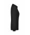 Damen Ladies' Workwear Polo Pocket Longsleeve Black 8539