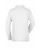 Damen Ladies' Workwear Polo Pocket Longsleeve White 8539