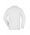 Uomo Men's Workwear Polo Pocket Longsleeve White 8540