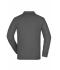 Uomo Men's Workwear Polo Pocket Longsleeve Dark-grey 8540