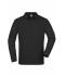 Uomo Men's Workwear Polo Pocket Longsleeve Black 8540