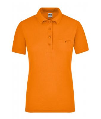 Donna Ladies' Workwear Polo Pocket Orange 8541