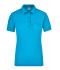 Donna Ladies' Workwear Polo Pocket Turquoise 8541